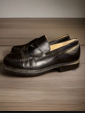 Brooksfield leather penny loafers.Womens size 5
